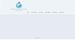 Desktop Screenshot of perinatalmedicalgroup.com